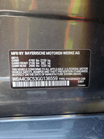 2016 BMW 428 XI GRAN COUPE SULEV WBA4C9C53GG136559