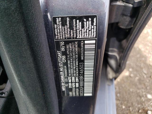 2011 MERCEDES-BENZ C 300 4MATIC - WDDGF8BBXBR146503