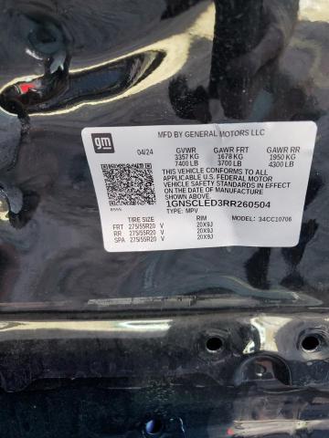 2024 CHEVROLET TAHOE C150 1GNSCLED3RR260504