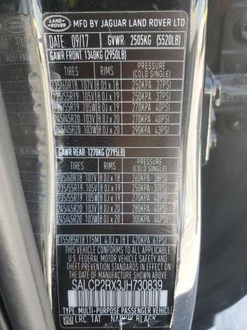 2018 LAND ROVER DISCOVERY SPORT SE SALCP2RX3JH730839