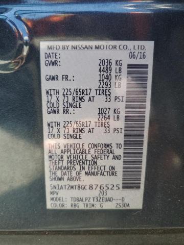 2016 NISSAN ROGUE S - 5N1AT2MT8GC876525