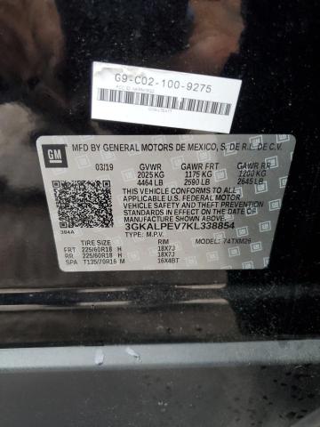2019 GMC TERRAIN SL 3GKALPEV7KL338854