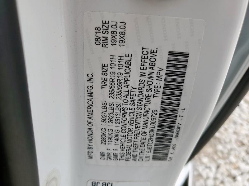 2019 ACURA RDX TECHNO #3304177440