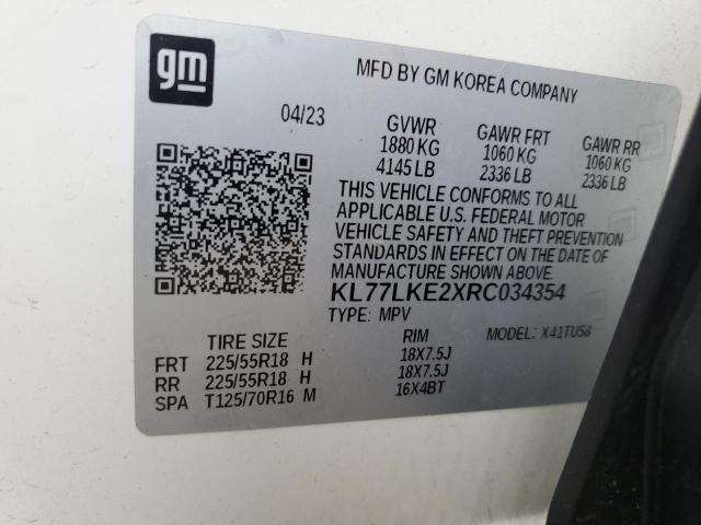 2024 CHEVROLET TRAX ACTIV KL77LKE2XRC034354