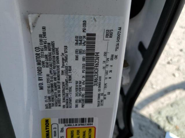 2015 LINCOLN MKZ 3LN6L2JK3FR623694