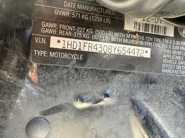 2008 HARLEY-DAVIDSON FLHRC 1HD1FR4308Y654472