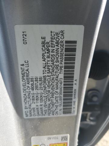 2021 ACURA TLX 19UUB5F35MA014973