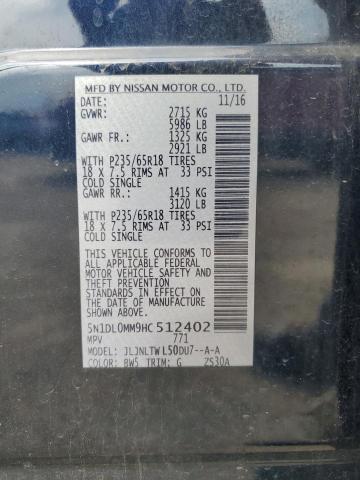 2017 INFINITI QX60 5N1DL0MM9HC512402