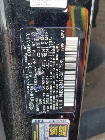 2019 HYUNDAI TUCSON SE KM8J23A46KU837389