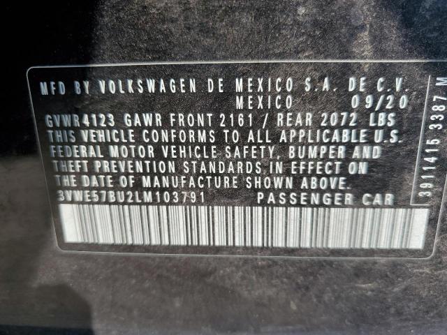 2020 VOLKSWAGEN JETTA SEL 3VWE57BU2LM103791
