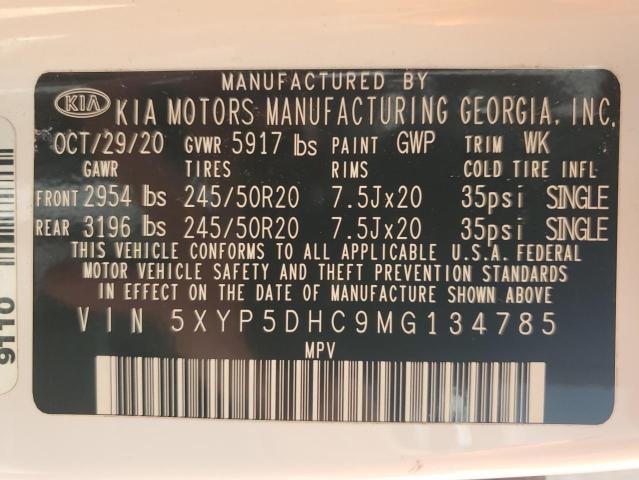 2021 KIA TELLURIDE - 5XYP5DHC9MG134785