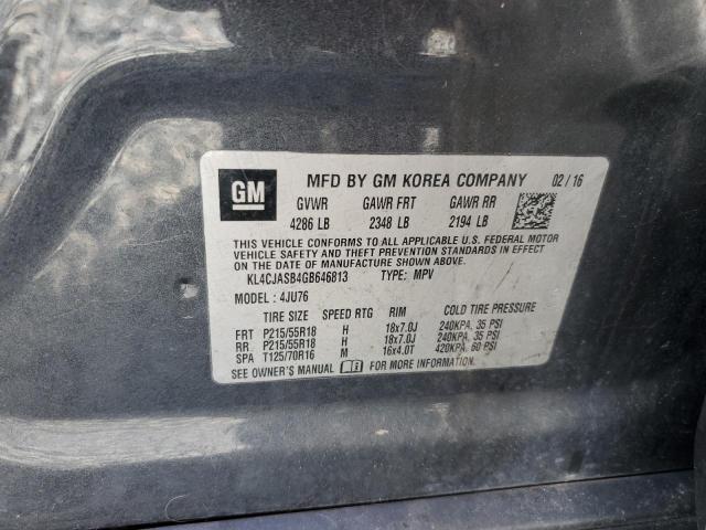 2016 BUICK ENCORE KL4CJASB4GB646813