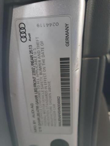 2017 AUDI A4 PREMIUM WAUENAF45HN004662