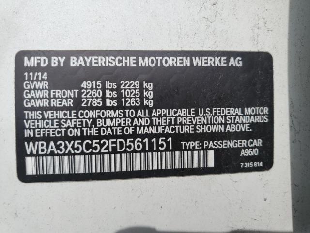 2015 BMW 328 XIGT WBA3X5C52FD561151