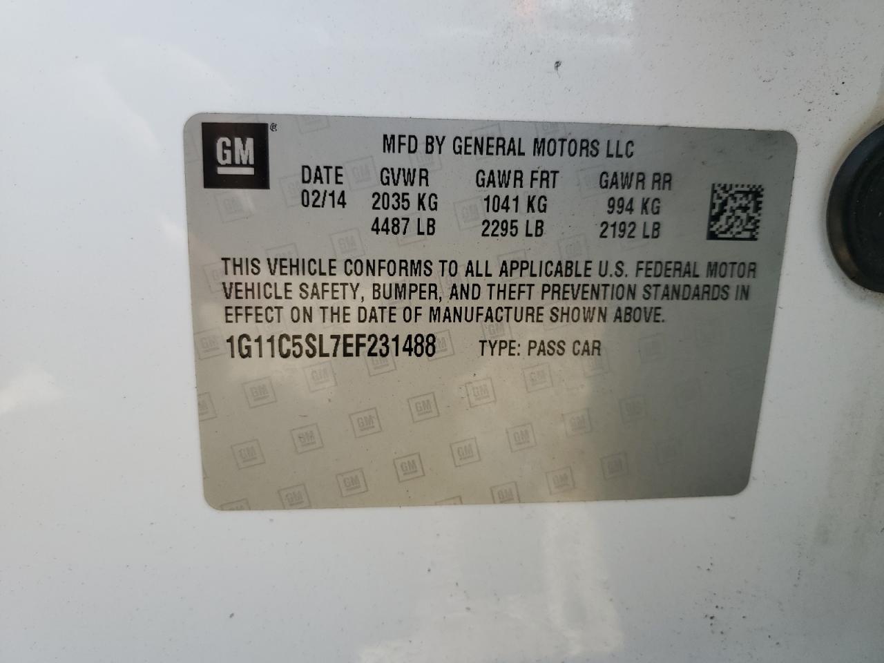 CHEVROLET MALIBU 1LT