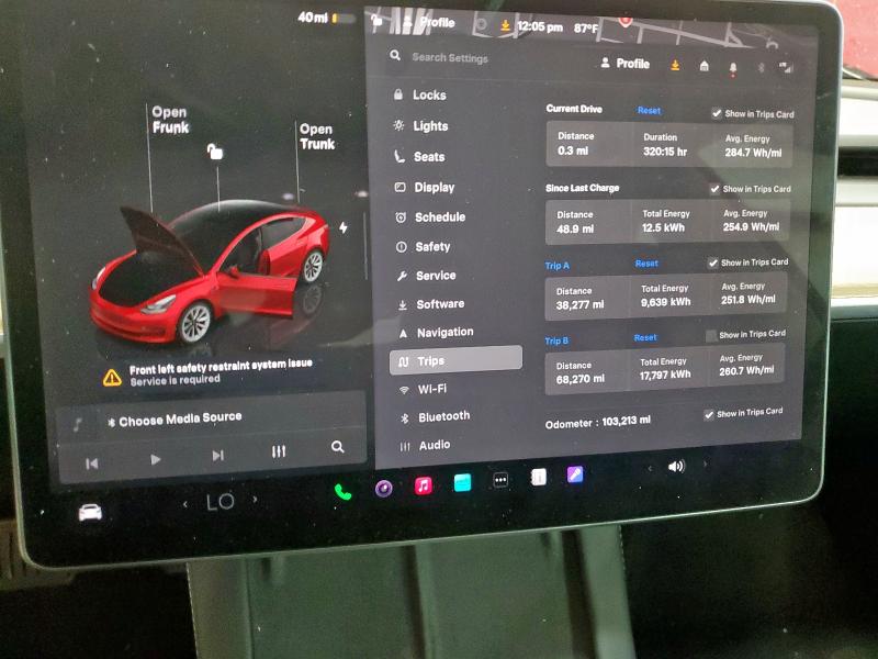 2023 TESLA MODEL 3 5YJ3E1EA8PF438864