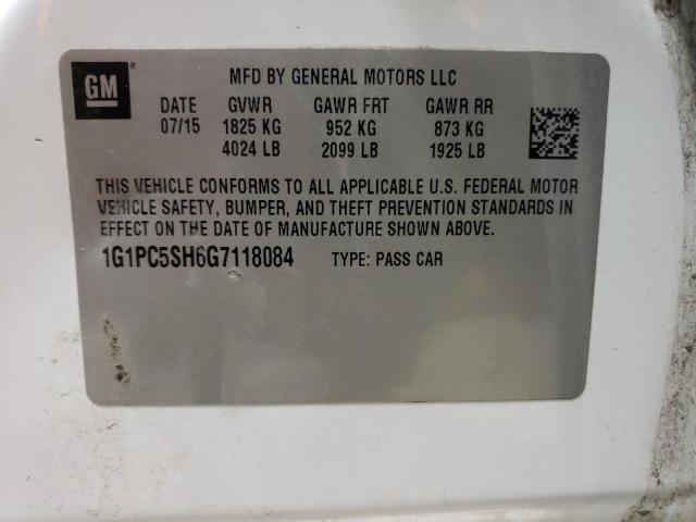 2016 CHEVROLET CRUZE LIMI 1G1PC5SH6G7118084