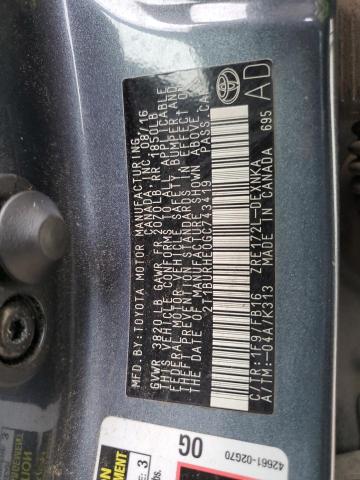 2016 TOYOTA COROLLA L 2T1BURHE0GC743419