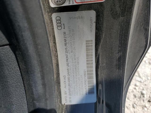 2016 AUDI A3 PREMIUM - WAU67LFFXG1105021