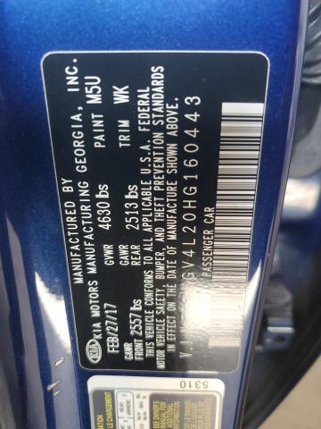 2017 KIA OPTIMA SXL #3277205999