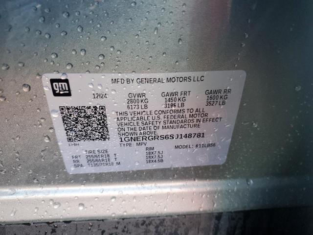 2025 CHEVROLET TRAVERSE L - 1GNERGRS6SJ148781