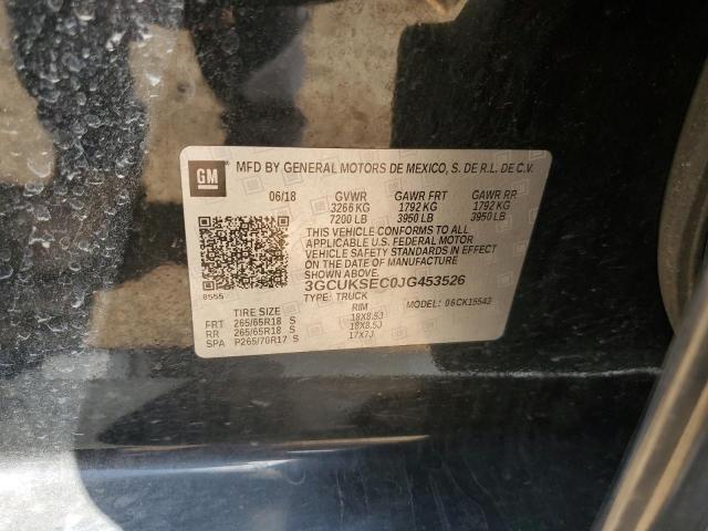 2018 CHEVROLET SILVERADO - 3GCUKSEC0JG453526