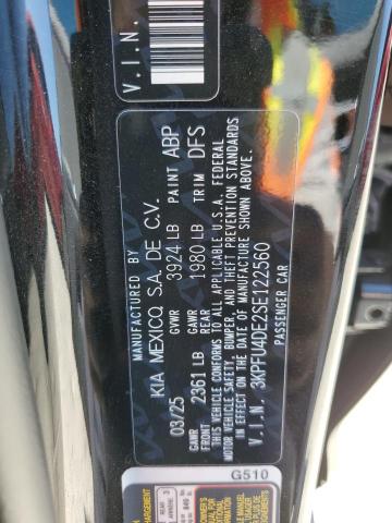 2025 KIA K4 EX 3KPFU4DE2SE122560
