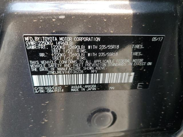 2017 TOYOTA RAV4 HV LI JTMDJREV1HD136228