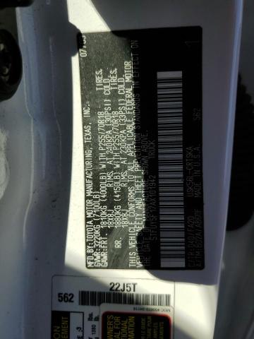 2010 TOYOTA TUNDRA DOU - 5TFUY5F17AX101942