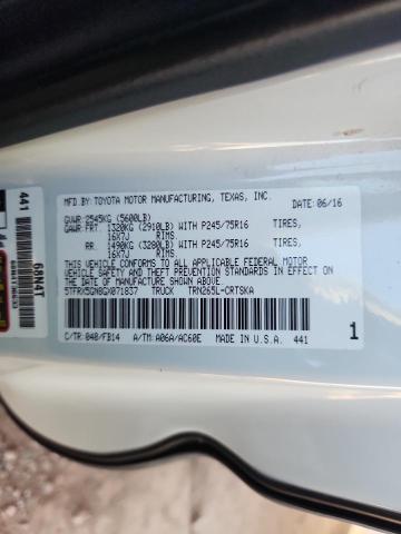2016 TOYOTA TACOMA ACC - 5TFRX5GN8GX071837