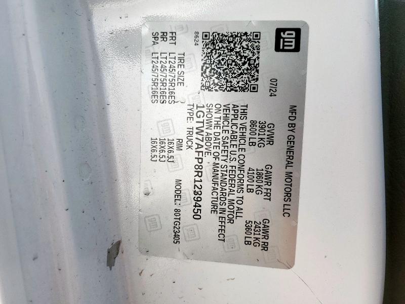 2024 GMC SAVANA G25 1GTW7AFP8R1239450