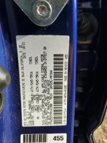 2022 TOYOTA TACOMA DOU 3TMAZ5CN7NM161500