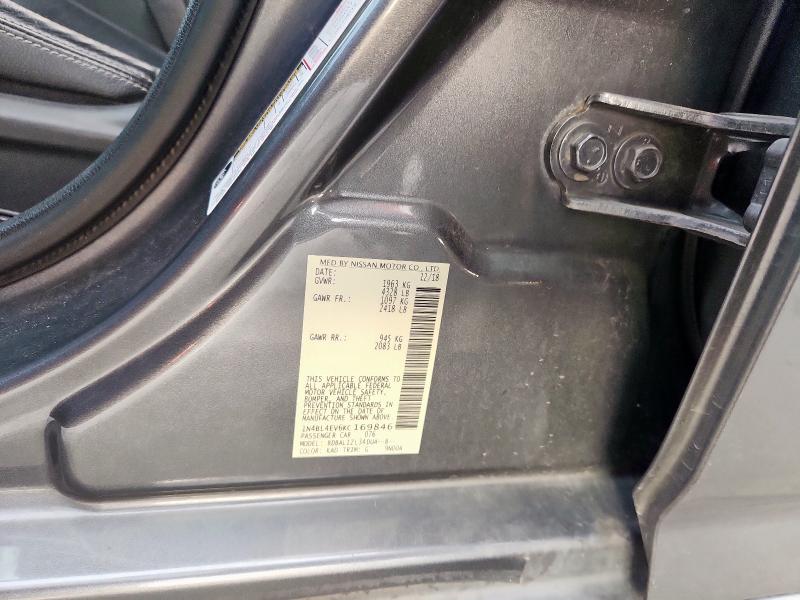 2019 NISSAN ALTIMA SL - 1N4BL4EV6KC169846