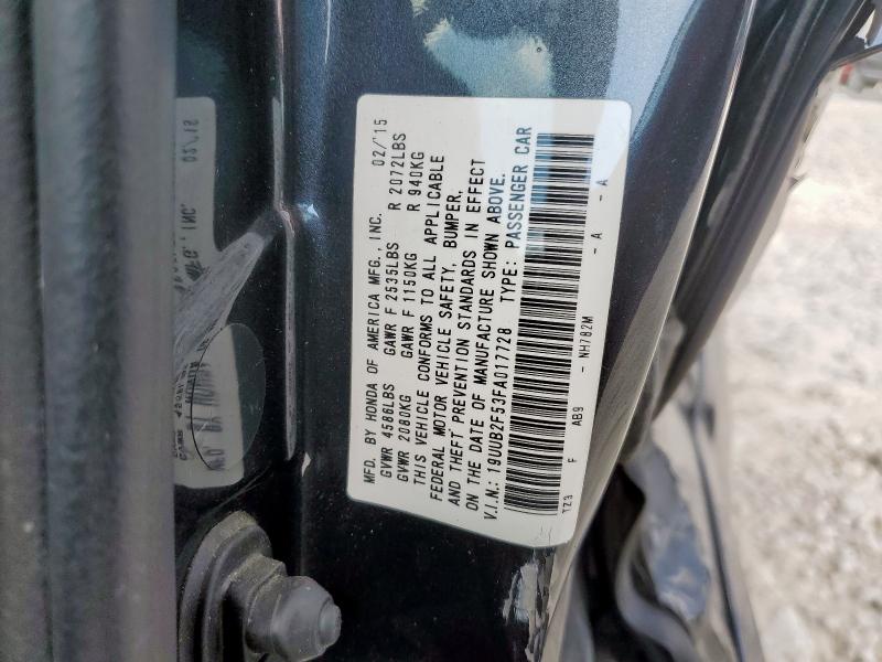 2015 ACURA TLX TECH 19UUB2F53FA017728
