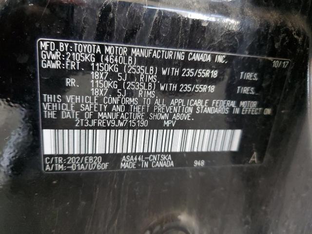 2018 TOYOTA RAV4 SE - 2T3JFREV9JW715190