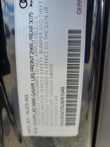 2020 AUDI S7 PRESTIGE WAUSFAF25LN091048