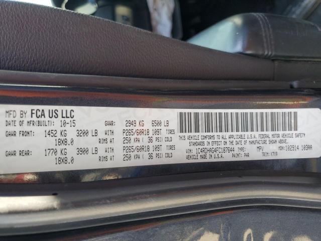 2015 DODGE DURANGO SX - 1C4RDHAG4FC187644