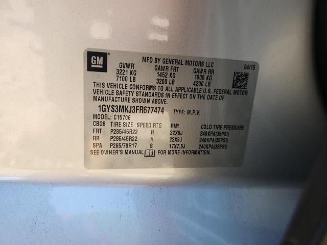 2015 CADILLAC ESCALADE L 1GYS3MKJ3FR677474