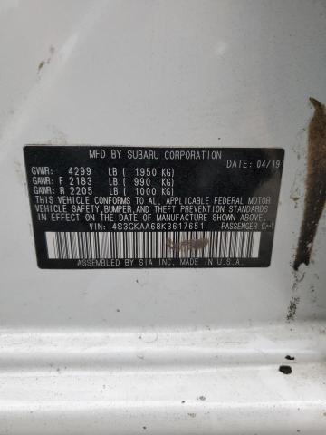 2019 SUBARU IMPREZA 4S3GKAA68K3617651