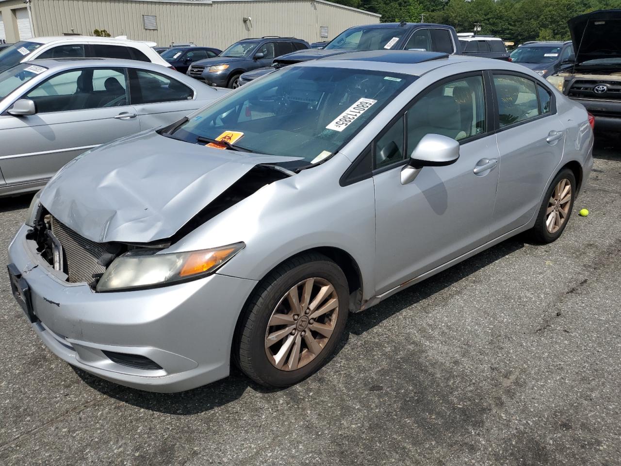 Lot #3226091029 2012 HONDA CIVIC EX