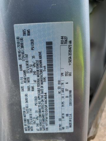 2016 FORD F150 SUPER - 1FTFW1EG3GFA63654