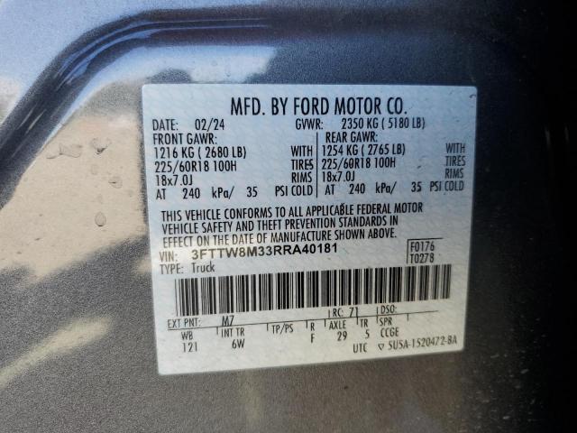 2024 FORD MAVERICK L 3FTTW8M33RRA40181
