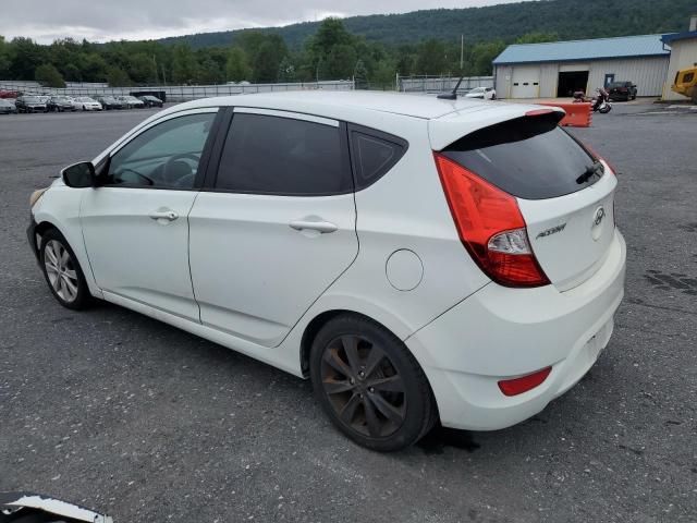 HYUNDAI ACCENT GLS 2013 white  gas KMHCU5AE6DU111462 photo #3