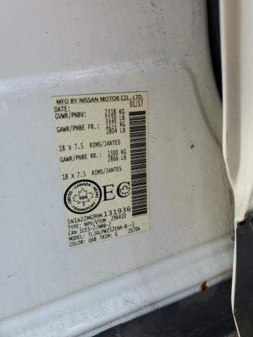 2017 NISSAN MURANO S - 5N1AZ2MG9HN131936