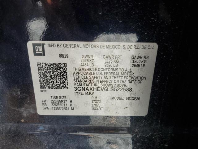 2020 CHEVROLET EQUINOX LS - 3GNAXHEV6LS522588