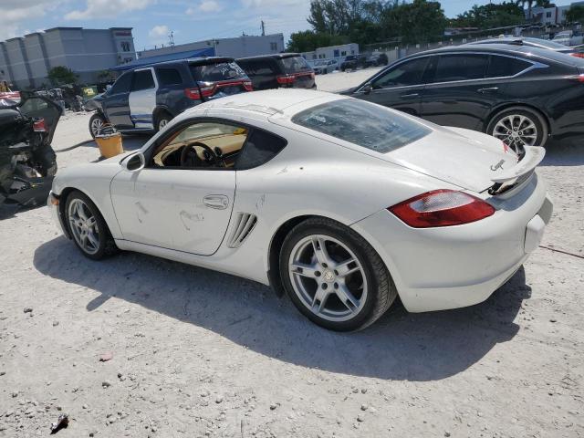 PORSCHE CAYMAN 2008 white coupe gas WP0AA29828U762501 photo #3