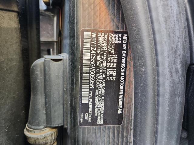 2016 BMW I3 REX - WBY1Z4C55GV505956