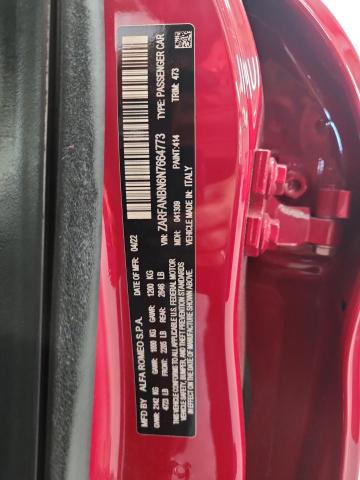 2022 ALFA ROMEO GIULIA SUPER ZARFANBN6N7664773