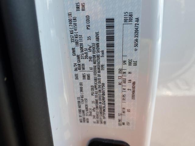 2024 FORD F150 XLT 1FTFW3LD2RFB07750