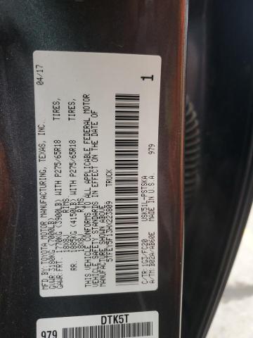 2017 TOYOTA TUNDRA CRE 5TFEY5F13HX223809